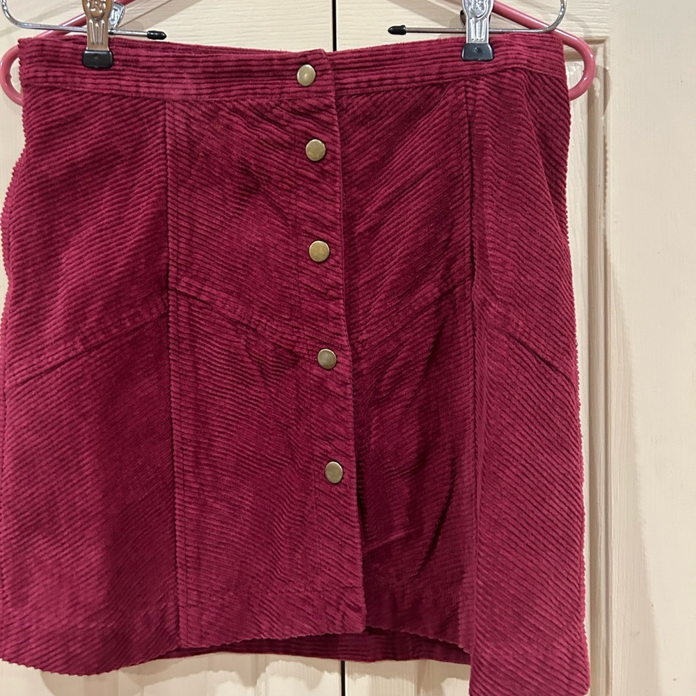 She and sky corduroy skirt waist 28